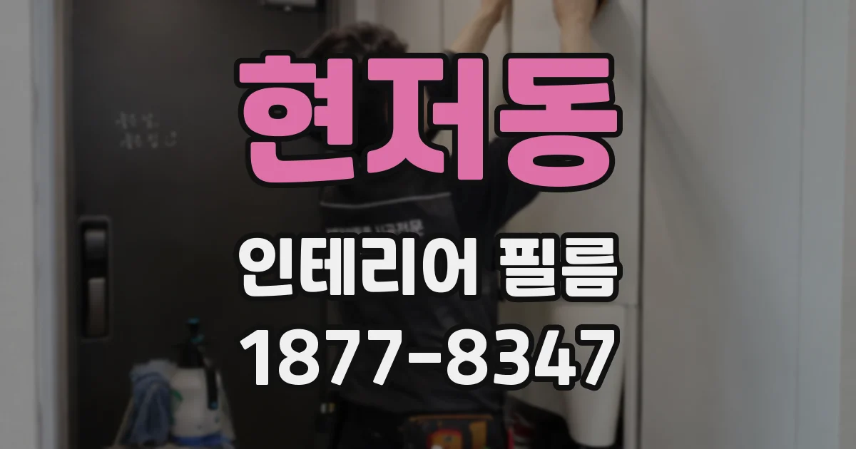 현저동 인테리어 필름