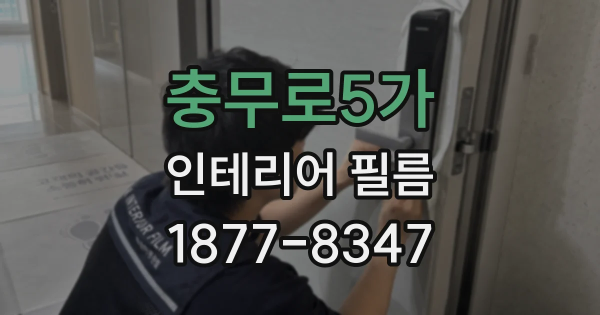 충무로5가 인테리어 필름