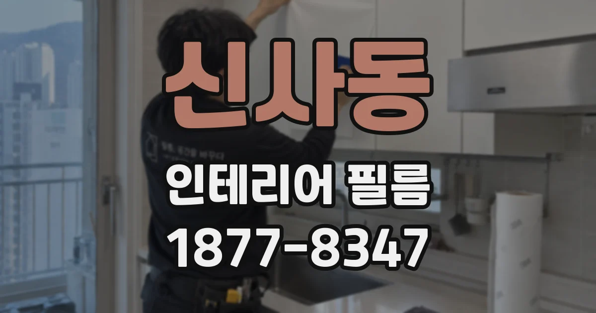신사동 인테리어 필름