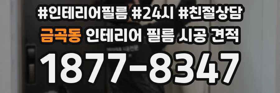 금곡동 인테리어 필름 시공 견적