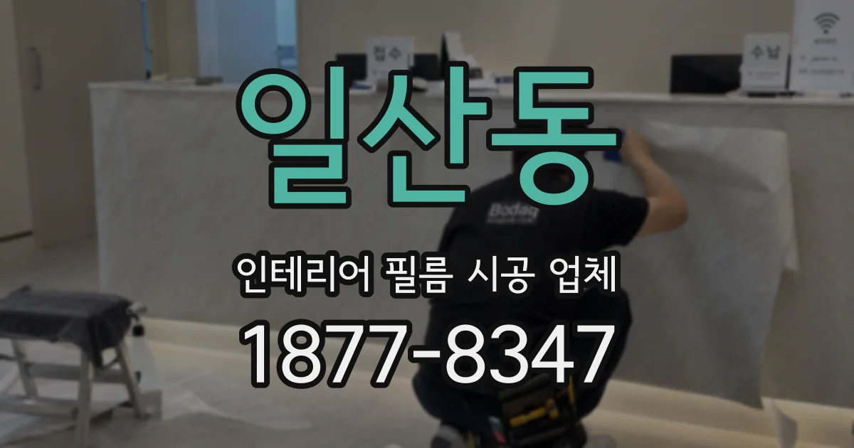 일산동 인테리어 필름 시공 업체