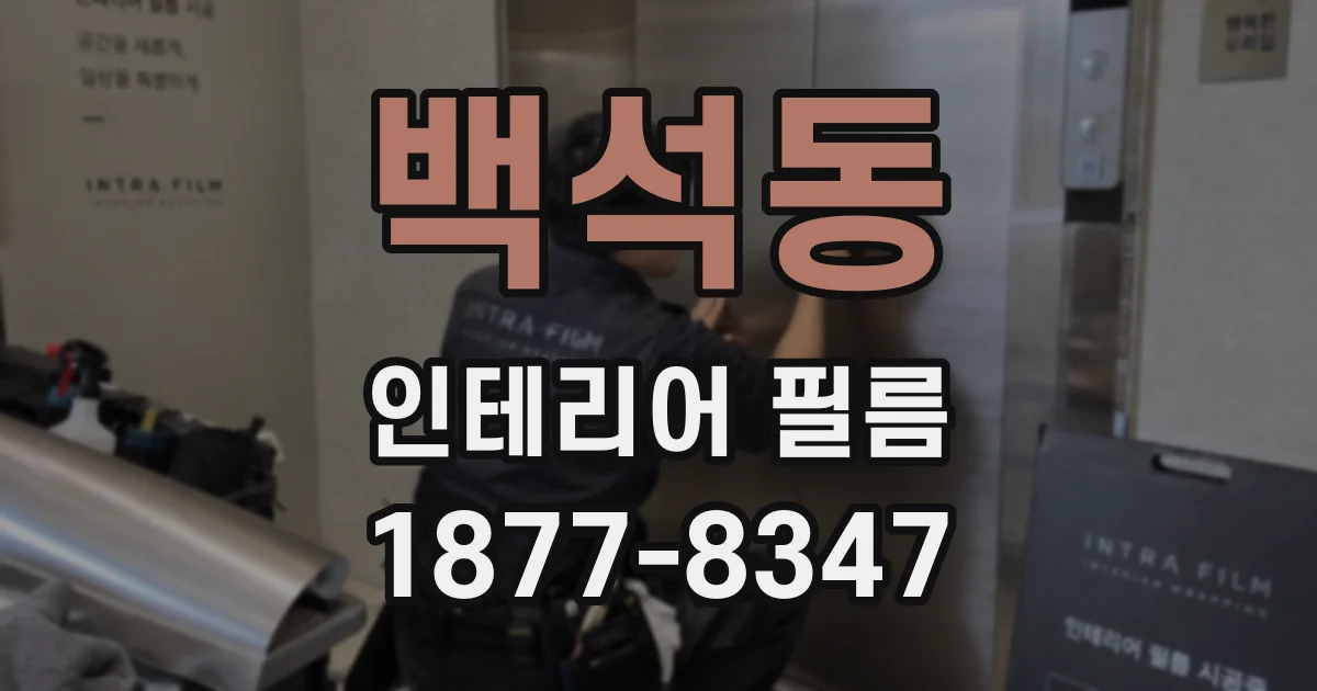 백석동 인테리어 필름