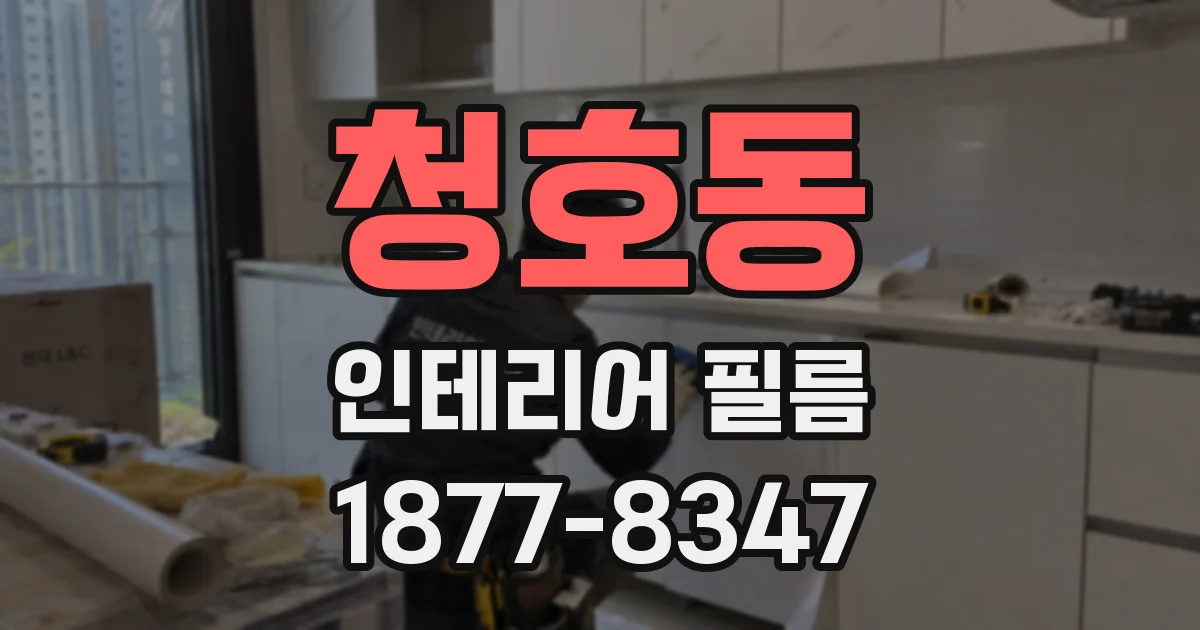 청호동 인테리어 필름