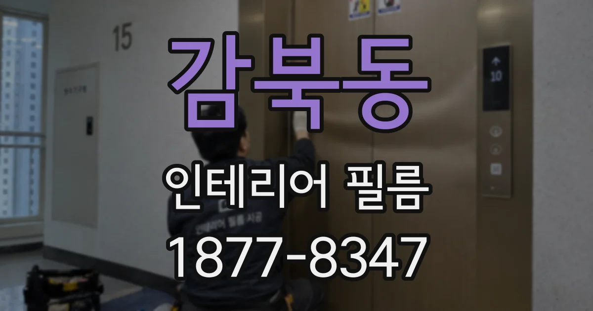 감북동 인테리어 필름