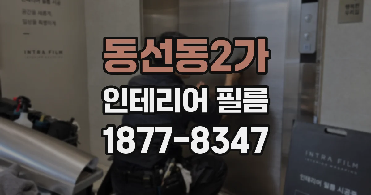 동선동2가 인테리어 필름