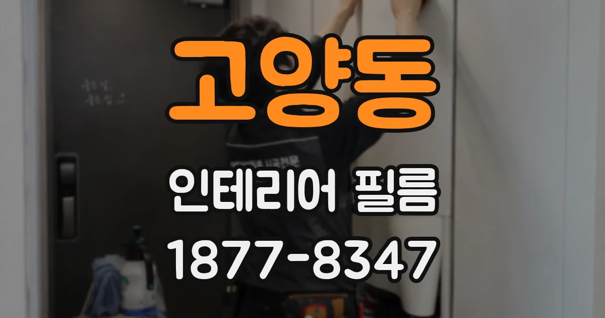 고양동 인테리어 필름