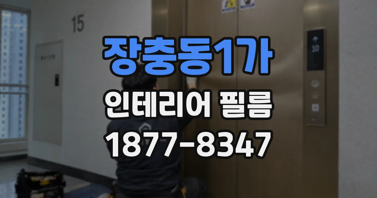 장충동1가 인테리어 필름