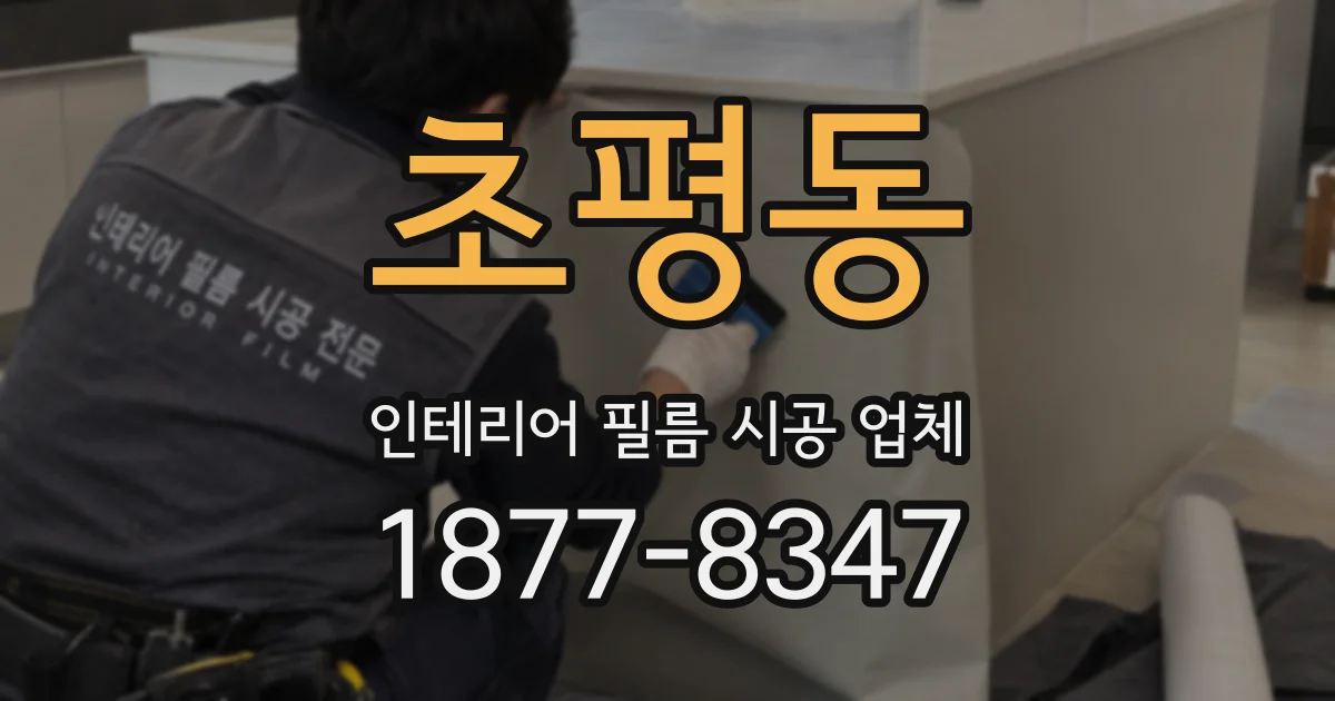 초평동 인테리어 필름 시공 업체