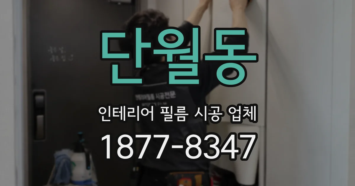 단월동 인테리어 필름 시공 업체