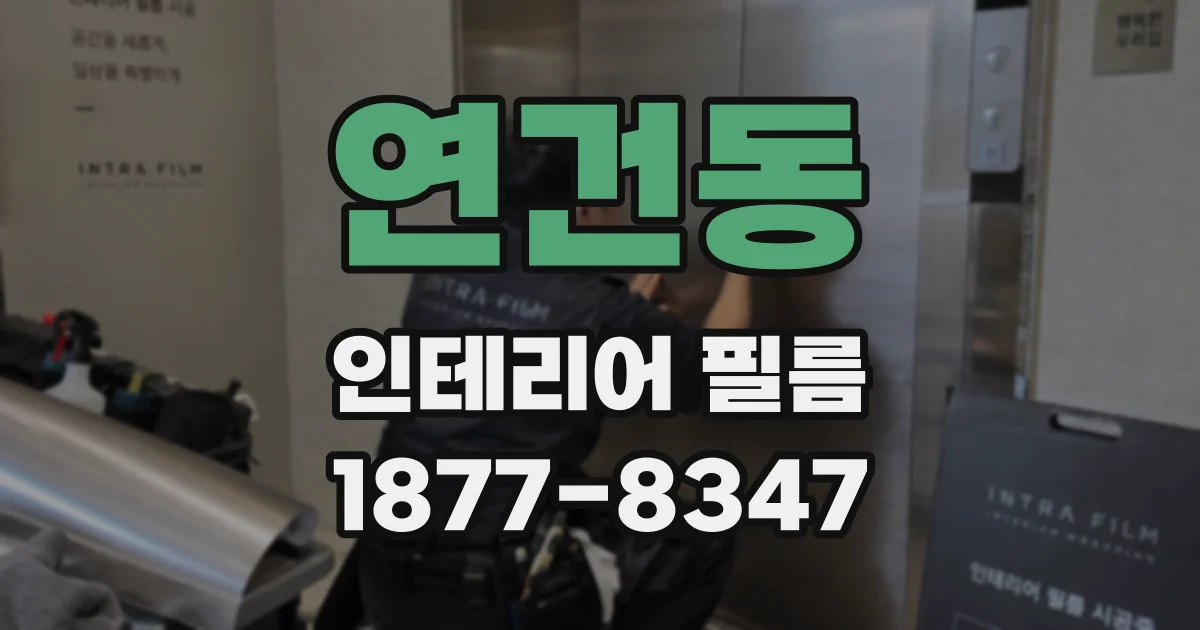 연건동 인테리어 필름