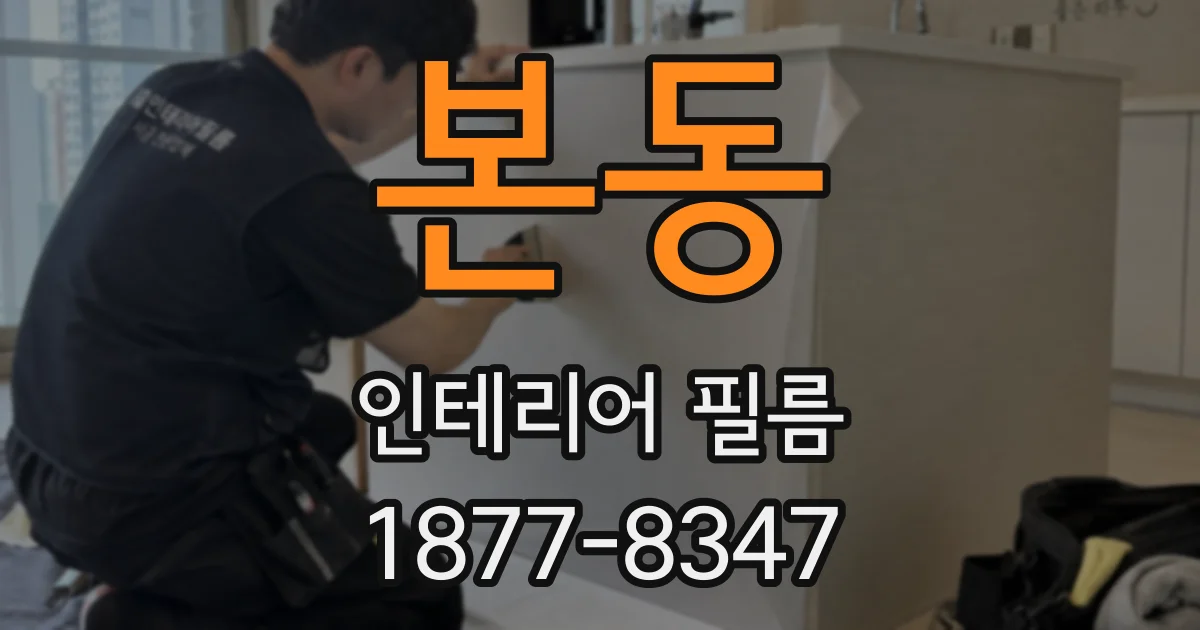 본동 인테리어 필름