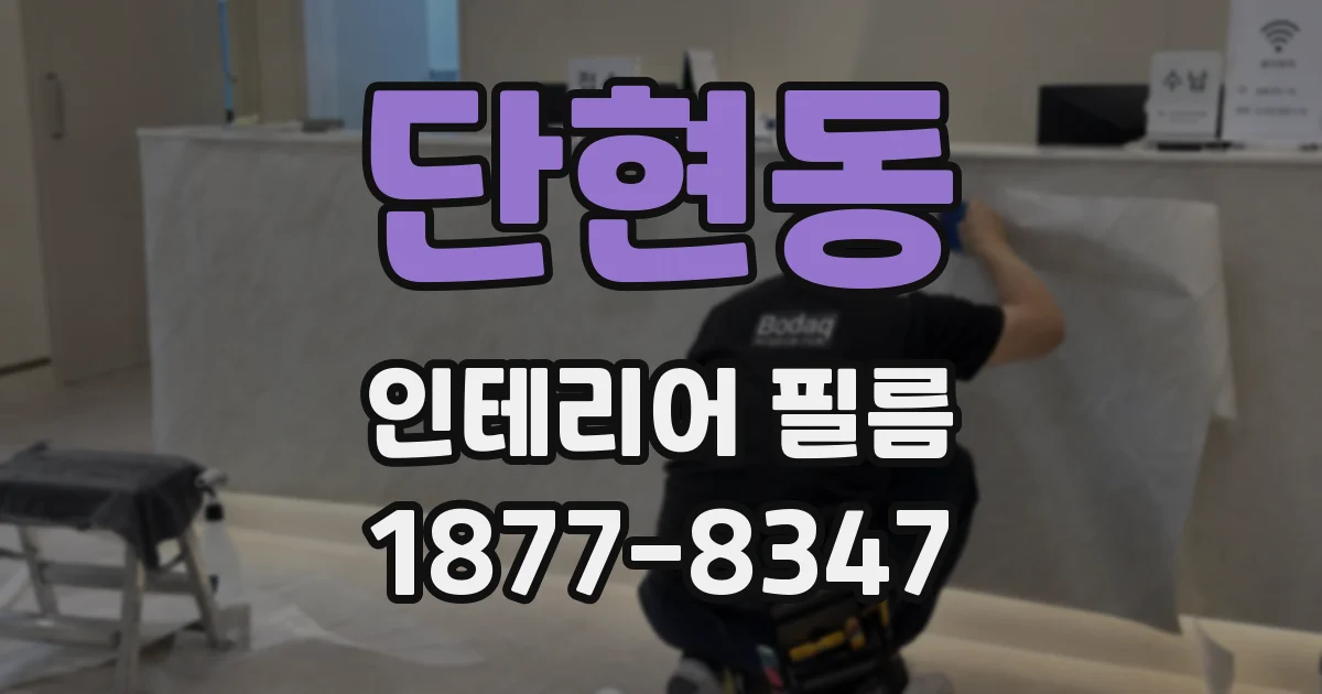 단현동 인테리어 필름