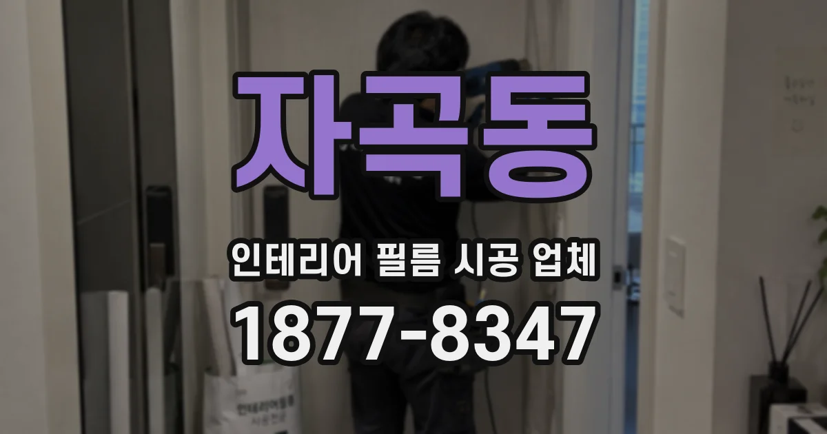 자곡동 인테리어 필름 시공 업체