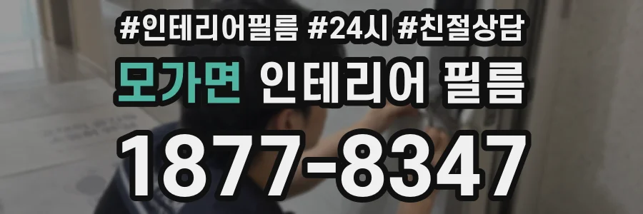 모가면 인테리어 필름
