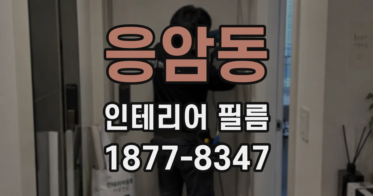 응암동 인테리어 필름