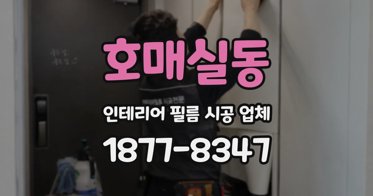 호매실동 인테리어 필름 시공 업체