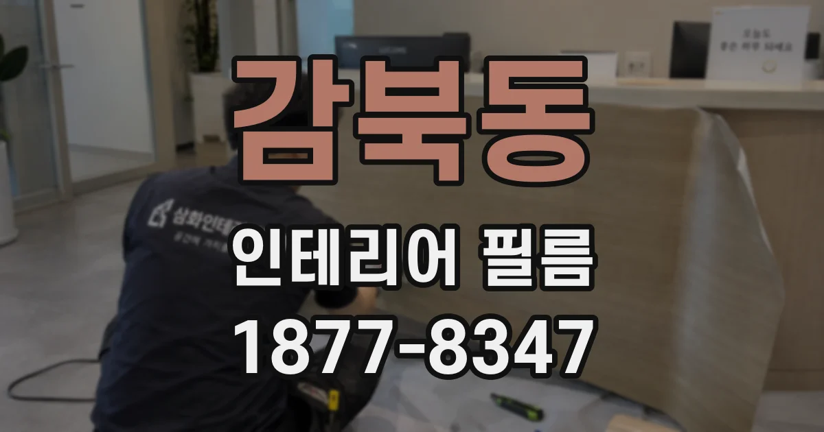 감북동 인테리어 필름