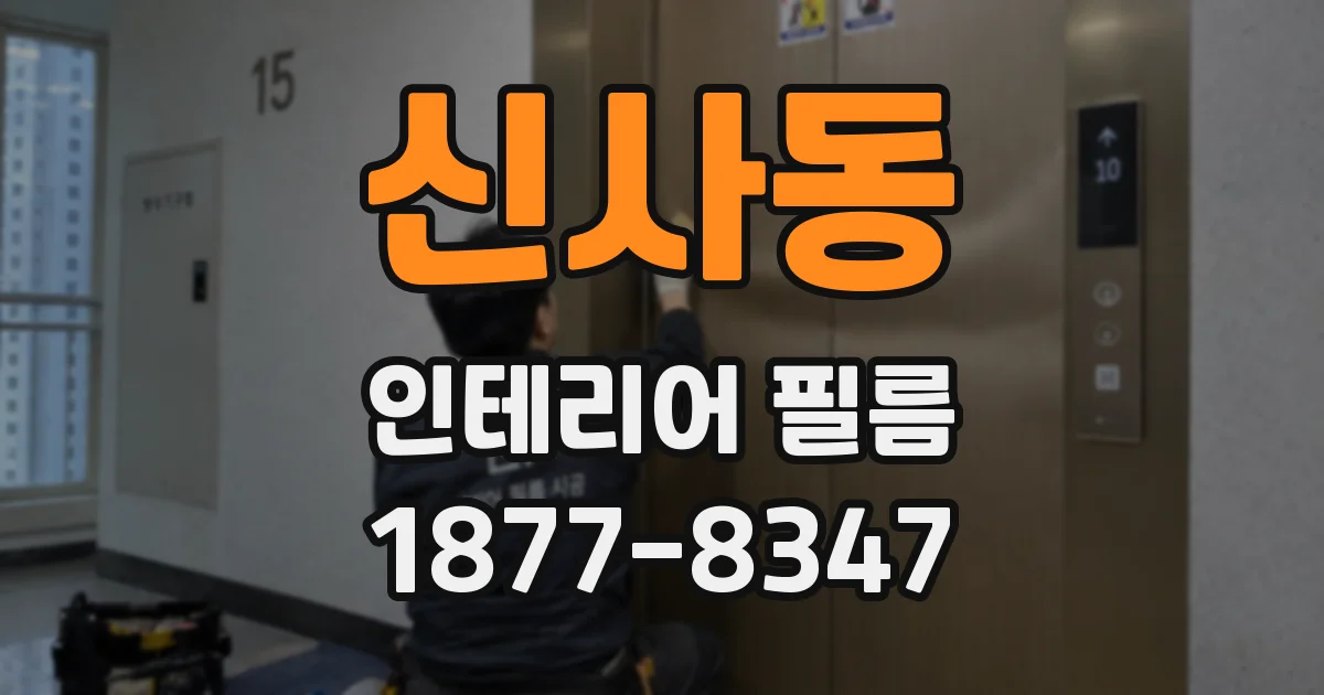 신사동 인테리어 필름