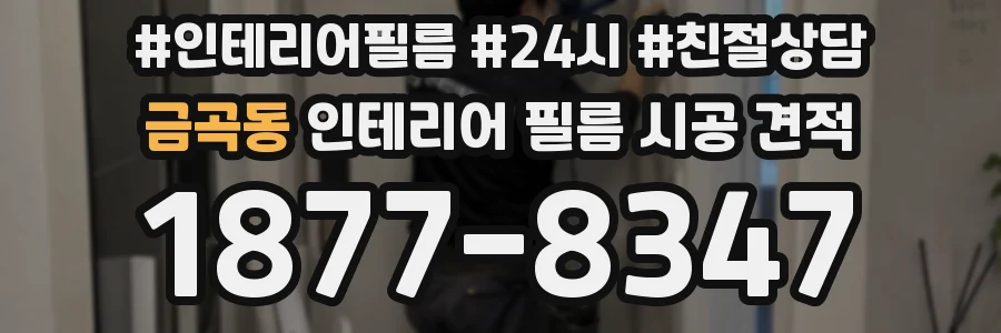 금곡동 인테리어 필름 시공 견적