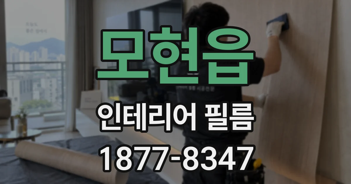 모현읍 인테리어 필름