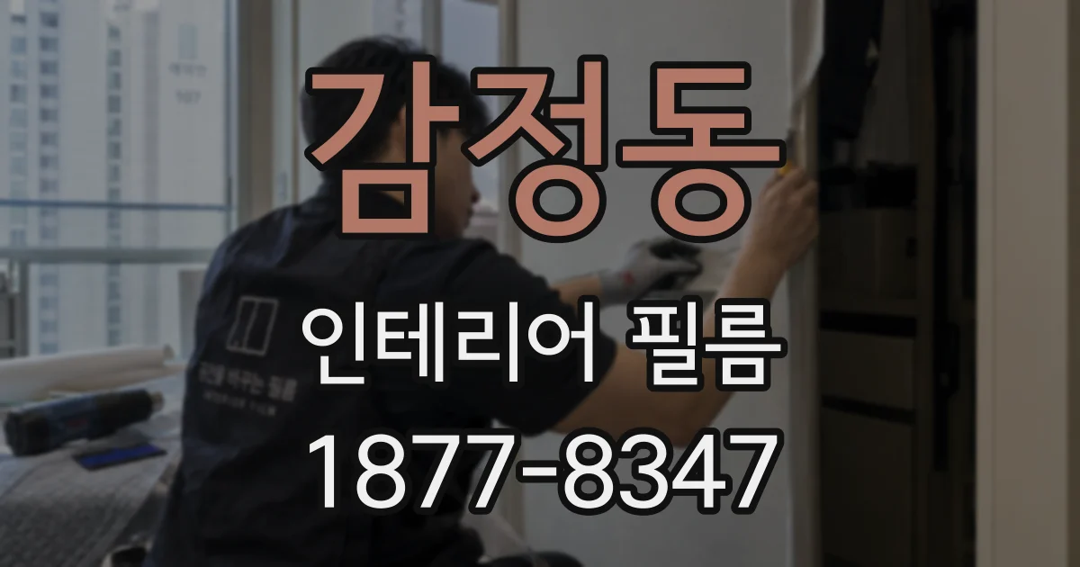 감정동 인테리어 필름