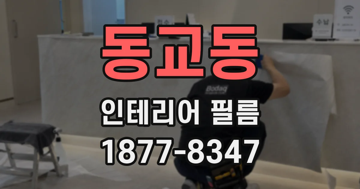 동교동 인테리어 필름