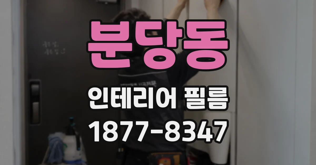 분당동 인테리어 필름