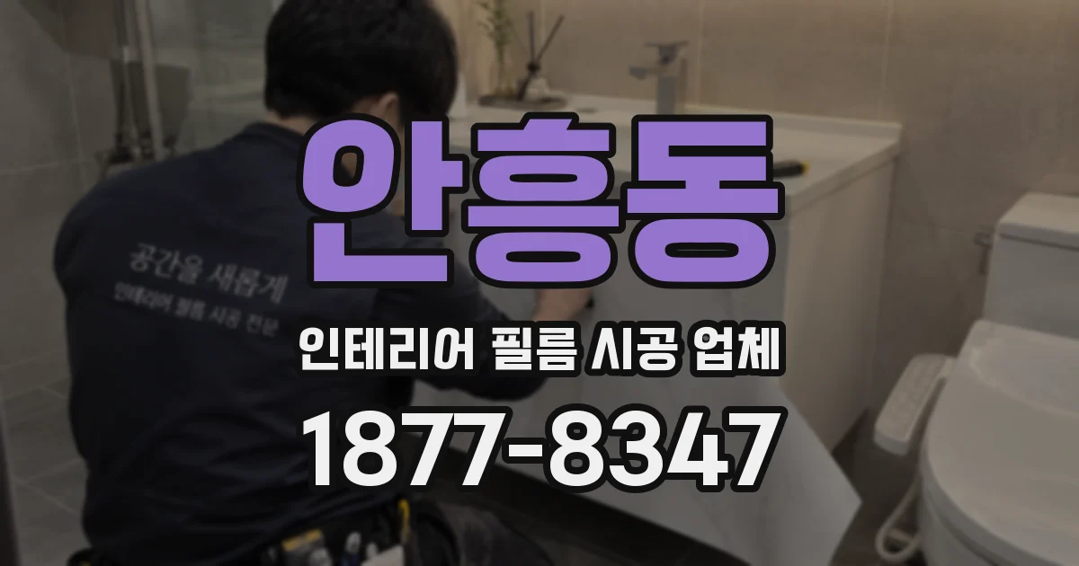 안흥동 인테리어 필름 시공 업체