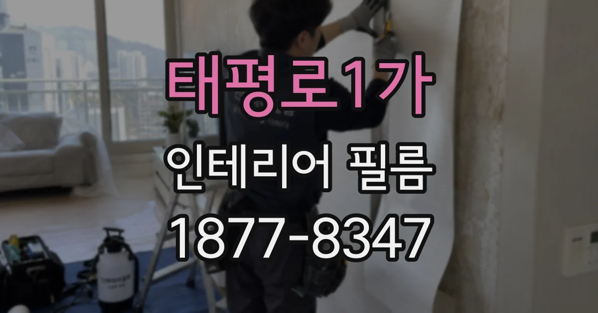 태평로1가 인테리어 필름