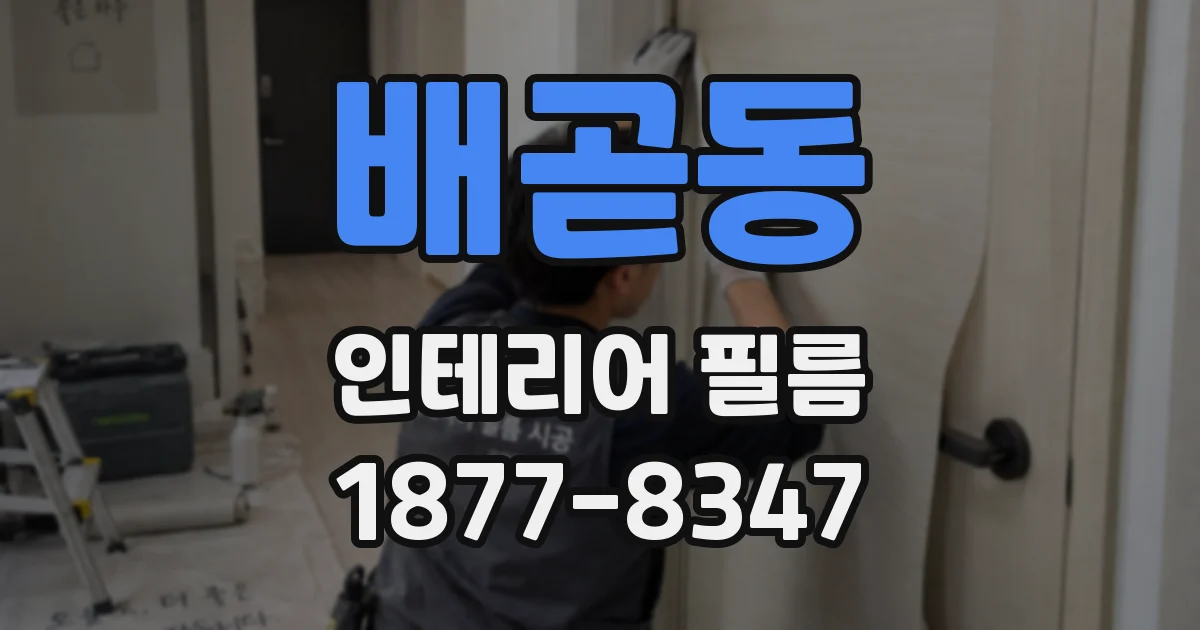 배곧동 인테리어 필름