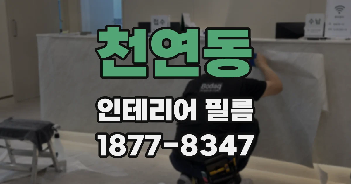천연동 인테리어 필름