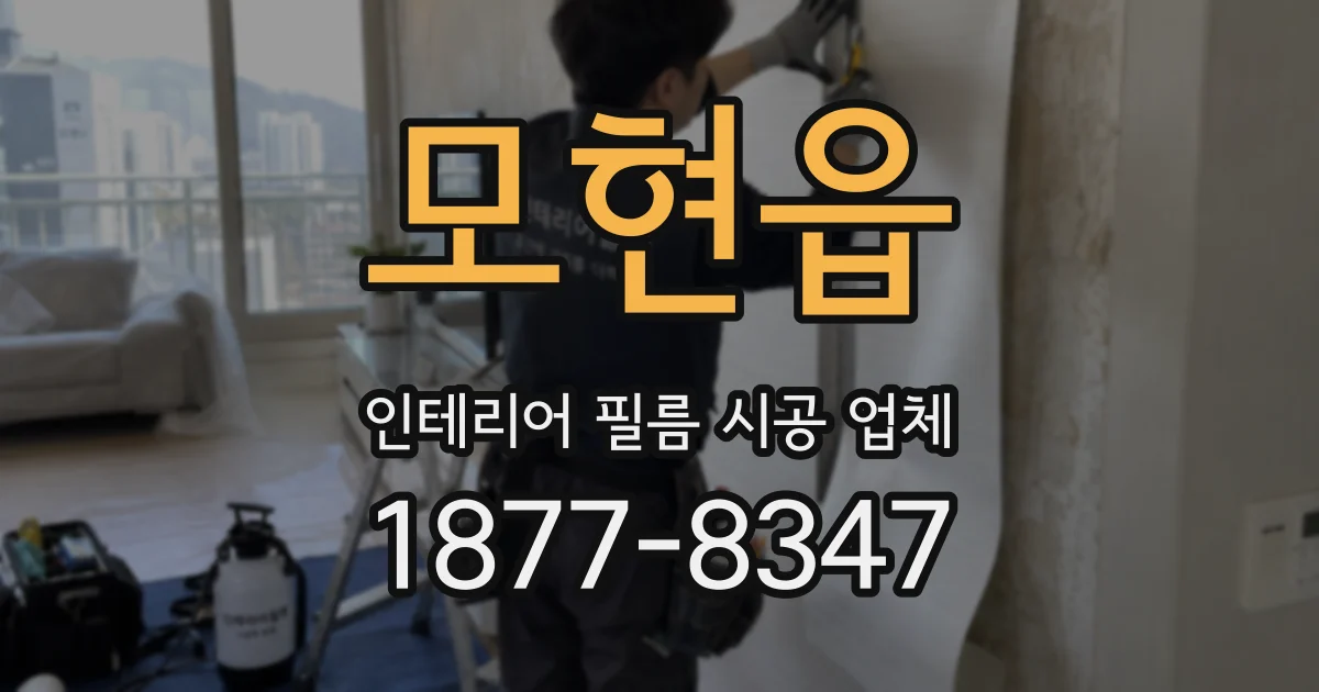 모현읍 인테리어 필름 시공 업체