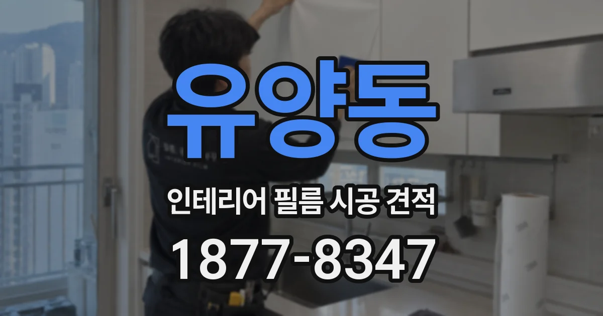 유양동 인테리어 필름 시공 견적