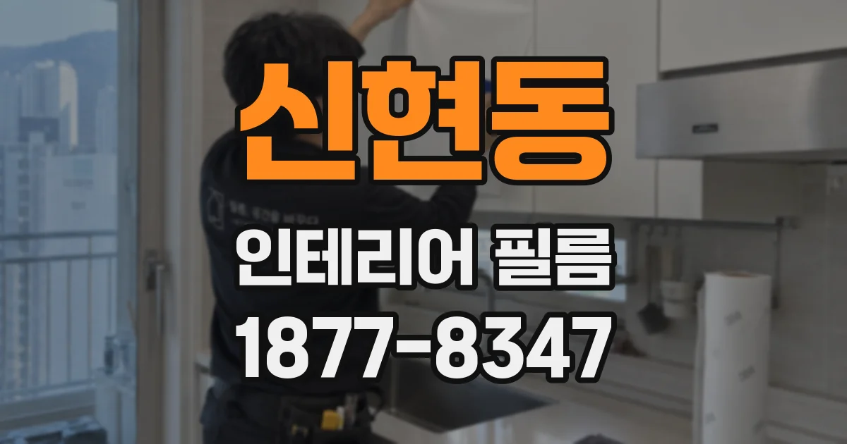 신현동 인테리어 필름