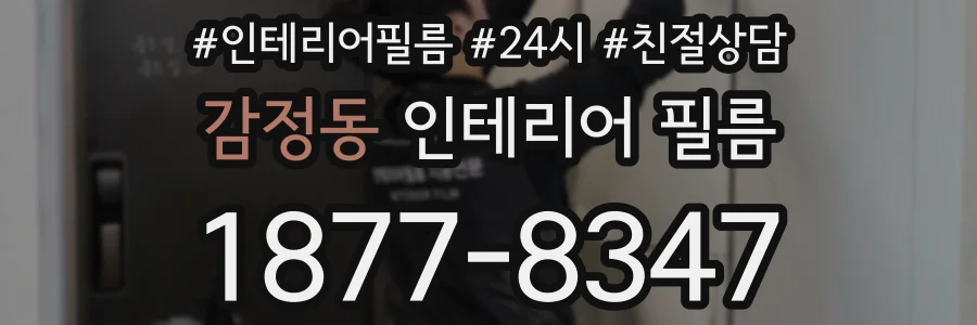 감정동 인테리어 필름
