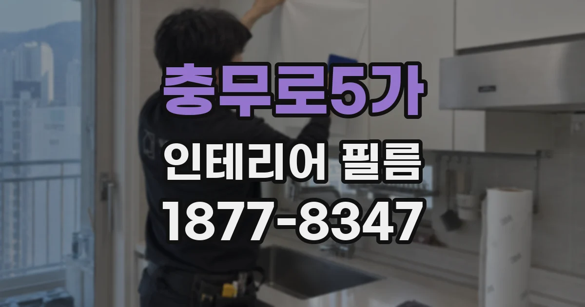 충무로5가 인테리어 필름