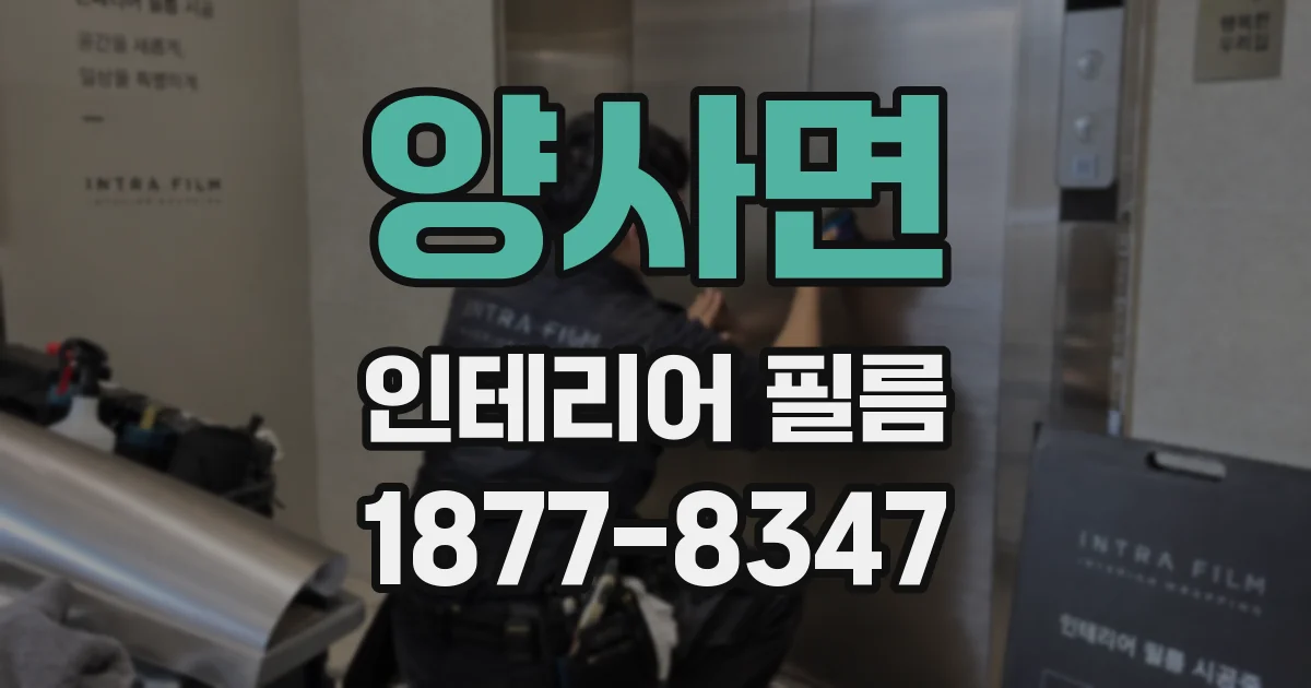 양사면 인테리어 필름
