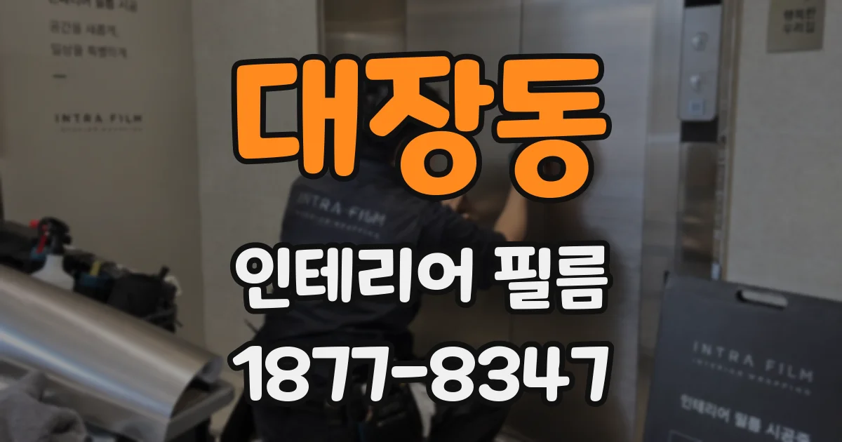 대장동 인테리어 필름