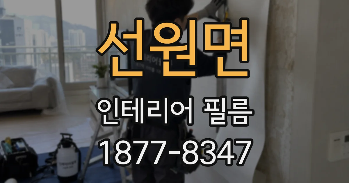 선원면 인테리어 필름