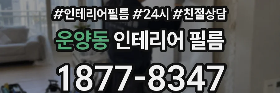 운양동 인테리어 필름