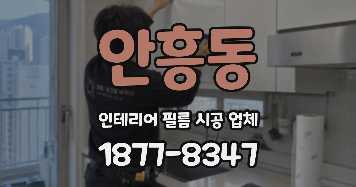 안흥동 인테리어 필름 시공 업체