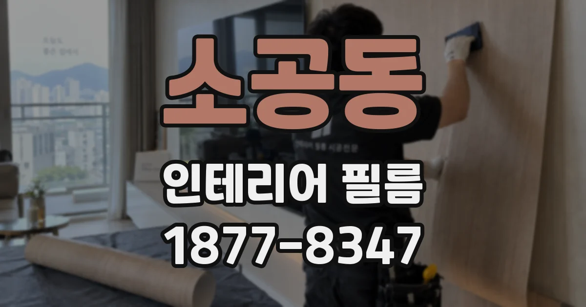 소공동 인테리어 필름