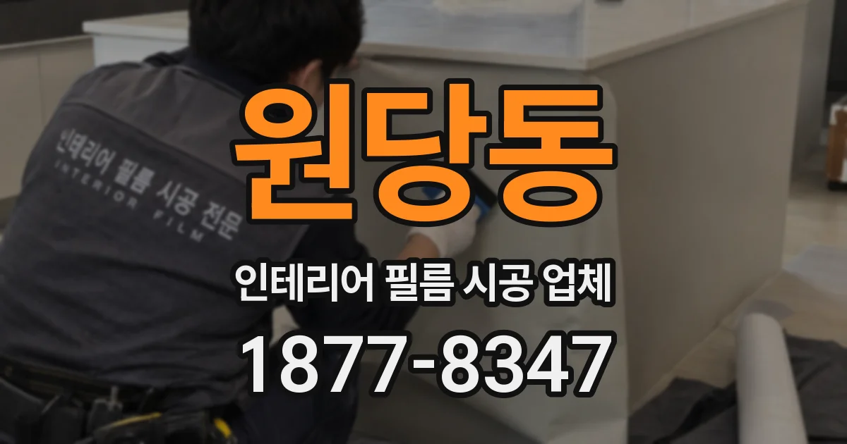 원당동 인테리어 필름 시공 업체