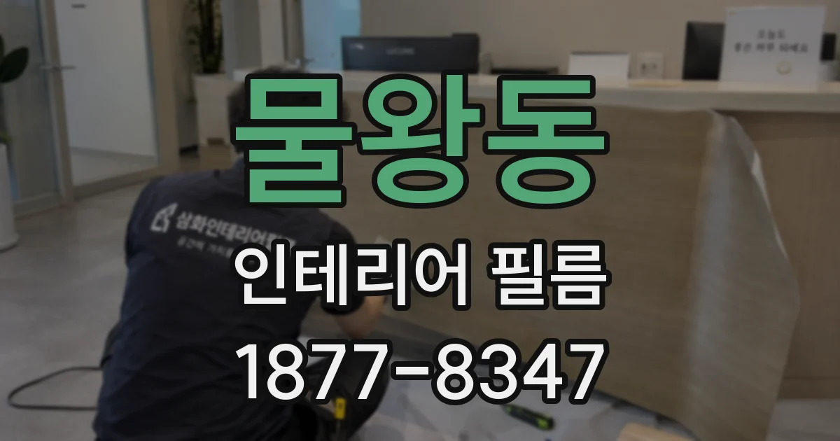 물왕동 인테리어 필름