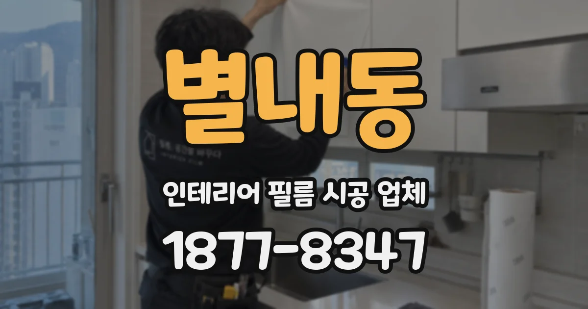 별내동 인테리어 필름 시공 업체
