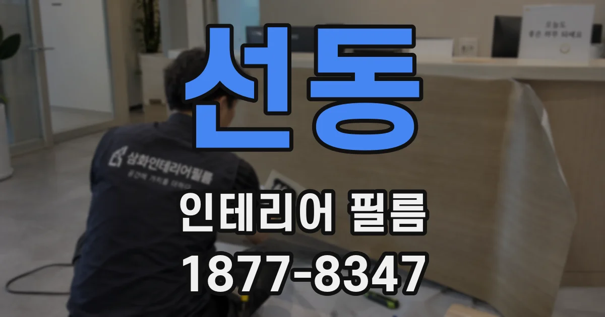 선동 인테리어 필름
