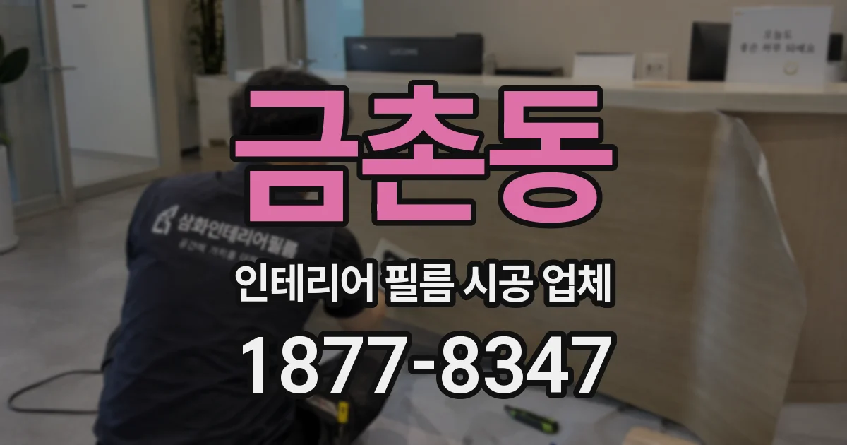 금촌동 인테리어 필름 시공 업체