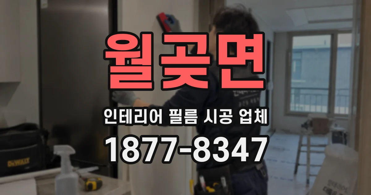 월곶면 인테리어 필름 시공 업체