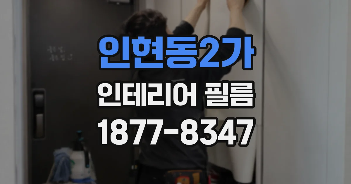 인현동2가 인테리어 필름
