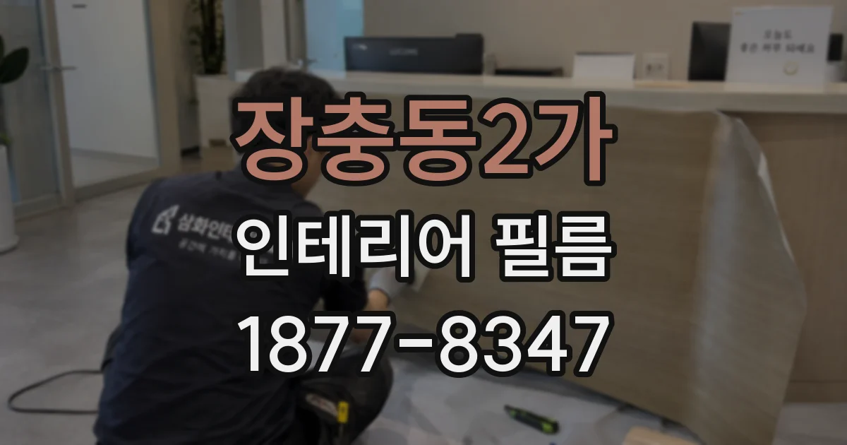 장충동2가 인테리어 필름